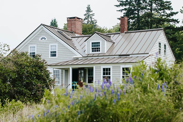 Image of a beautiful steel roof